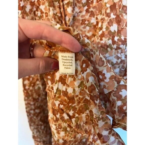 Christy Dawn The Daisy Dress In Terracotta Meadow - Picture 6 of 11